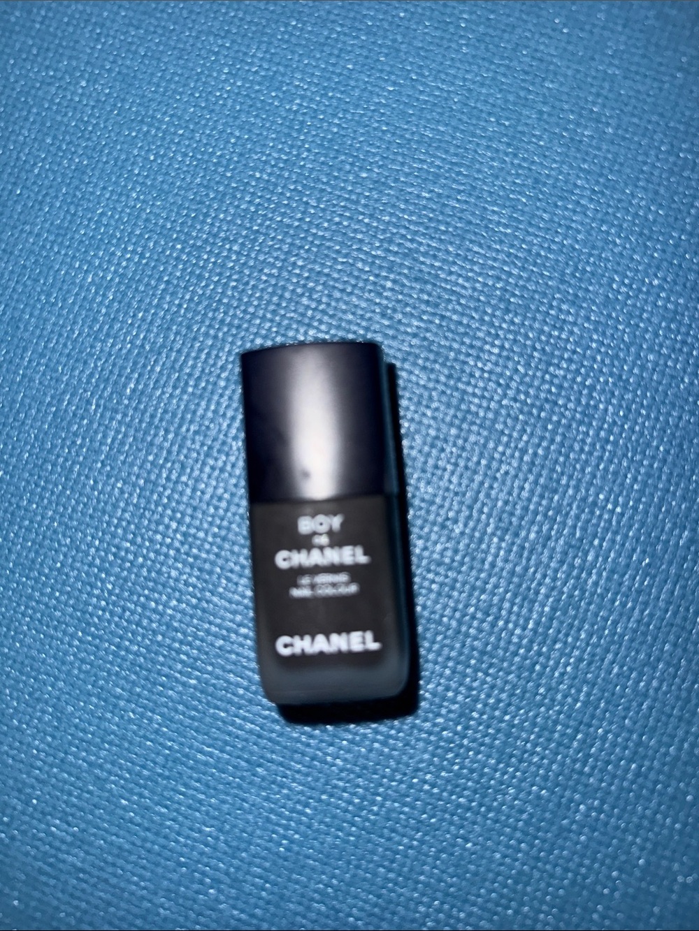 CHANEL Boy de Chanel Black Matte Bottle with White Logo